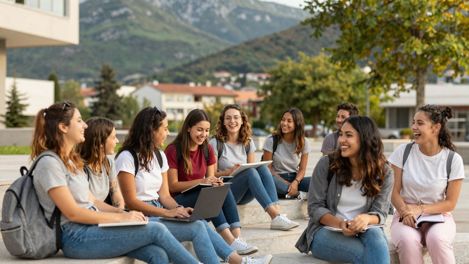Karadağ'da kampüs yaşamı ve öğrenciler