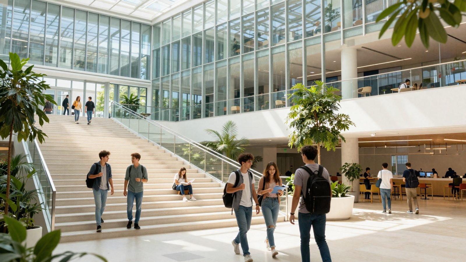 Karadağ sınavsız üniversite UDG (University of Donja Gorica) modern kampüsü ve uluslararası öğrenciler